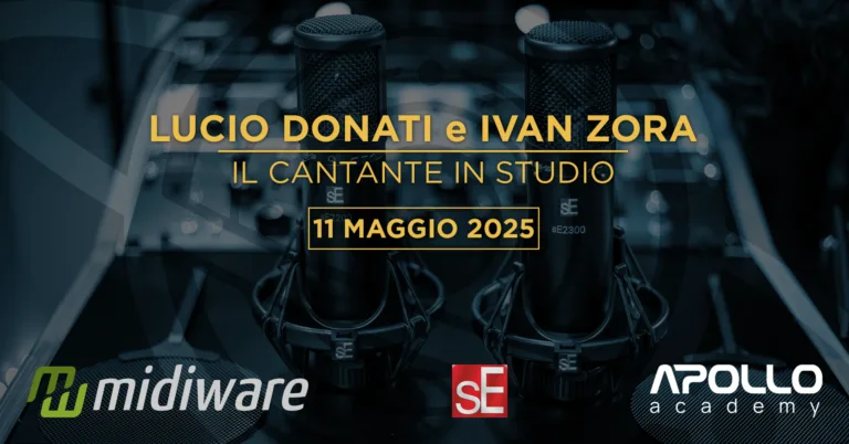 Masterclass "Il Cantante in Studio" con Lucio Donati e Ivan Zora