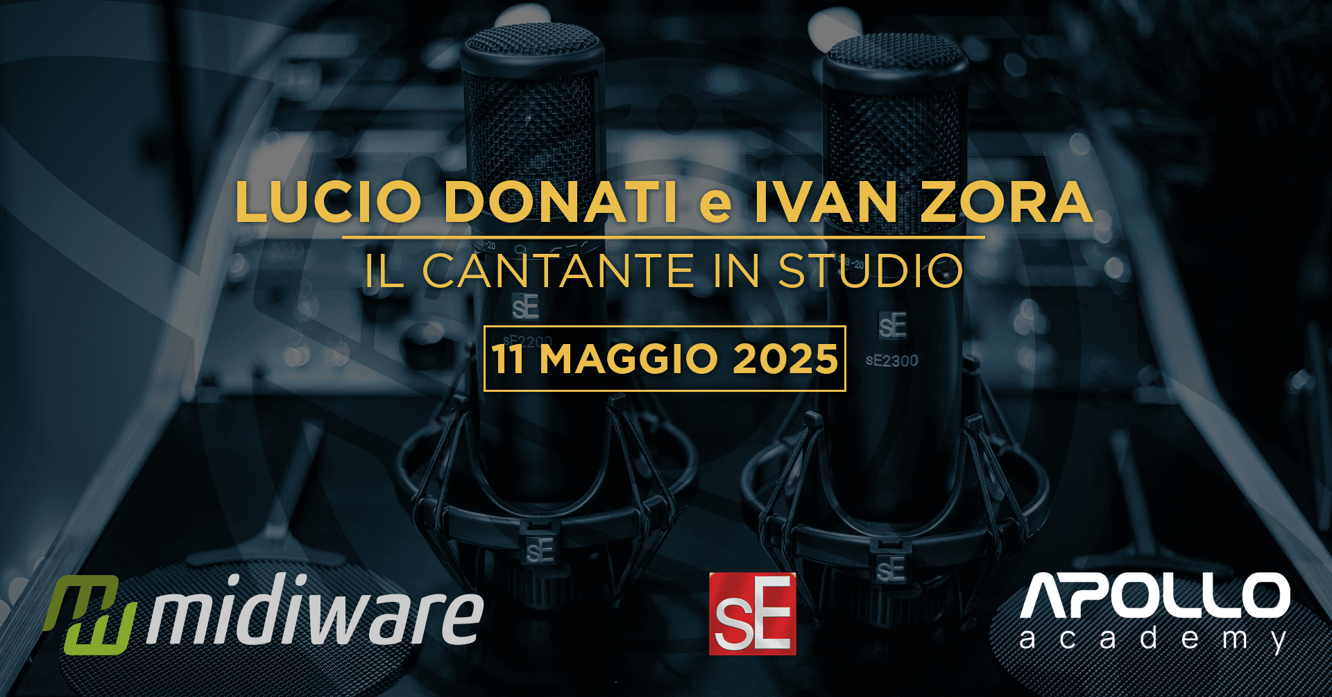 Masterclass "Il Cantante in Studio" con Lucio Donati e Ivan Zora